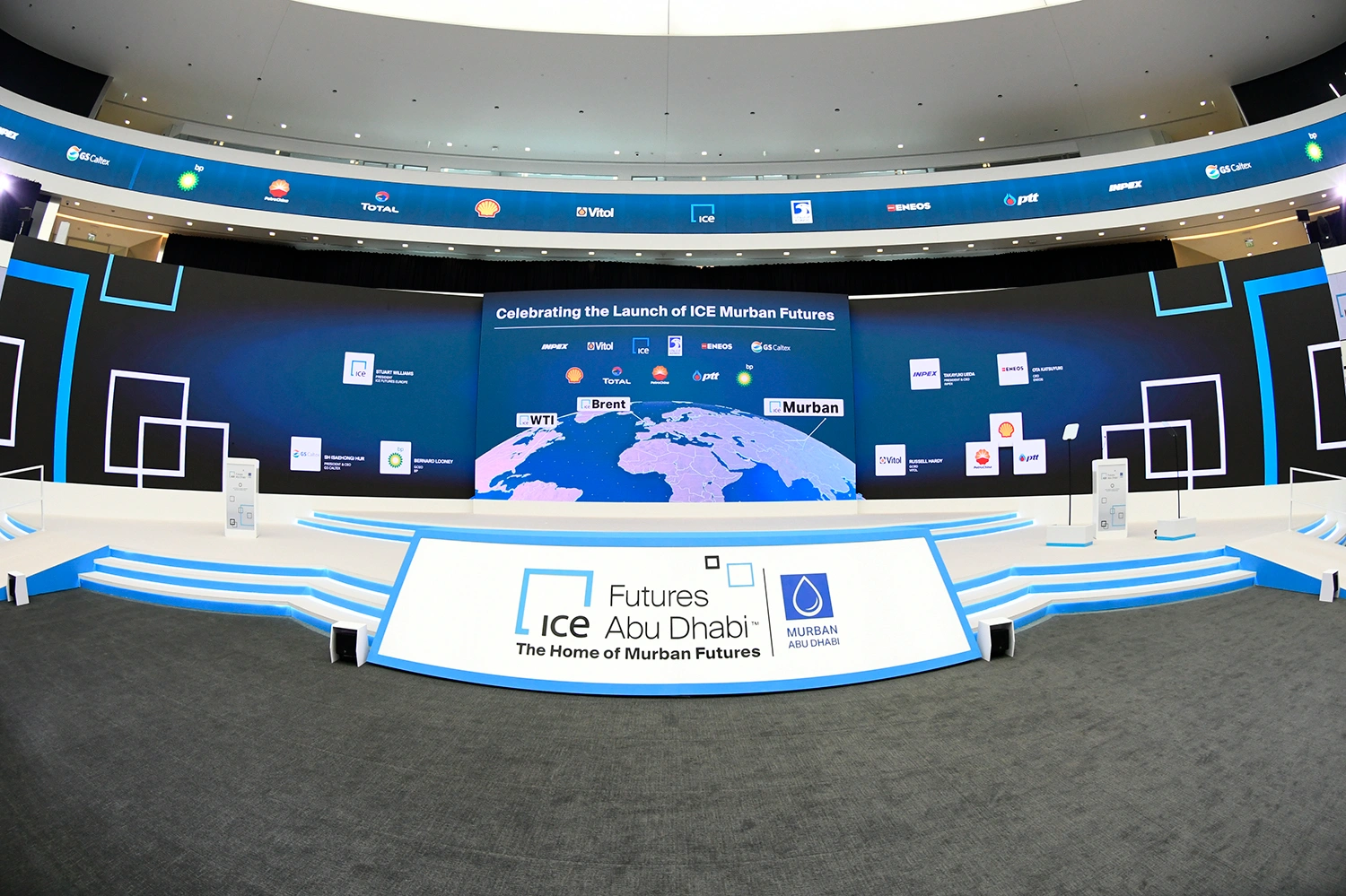 Evolution Events delivered production for the ICE Futures Abu Dhabi launch