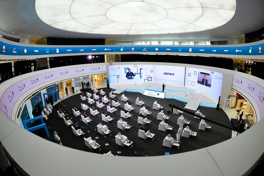 Premium event environment welcoming international financial leaders