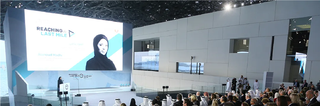 Custom stage build and design in Abu Dhabi by Evolution.